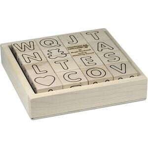 NEW MAPLE LANDMARK abc blocks in beige